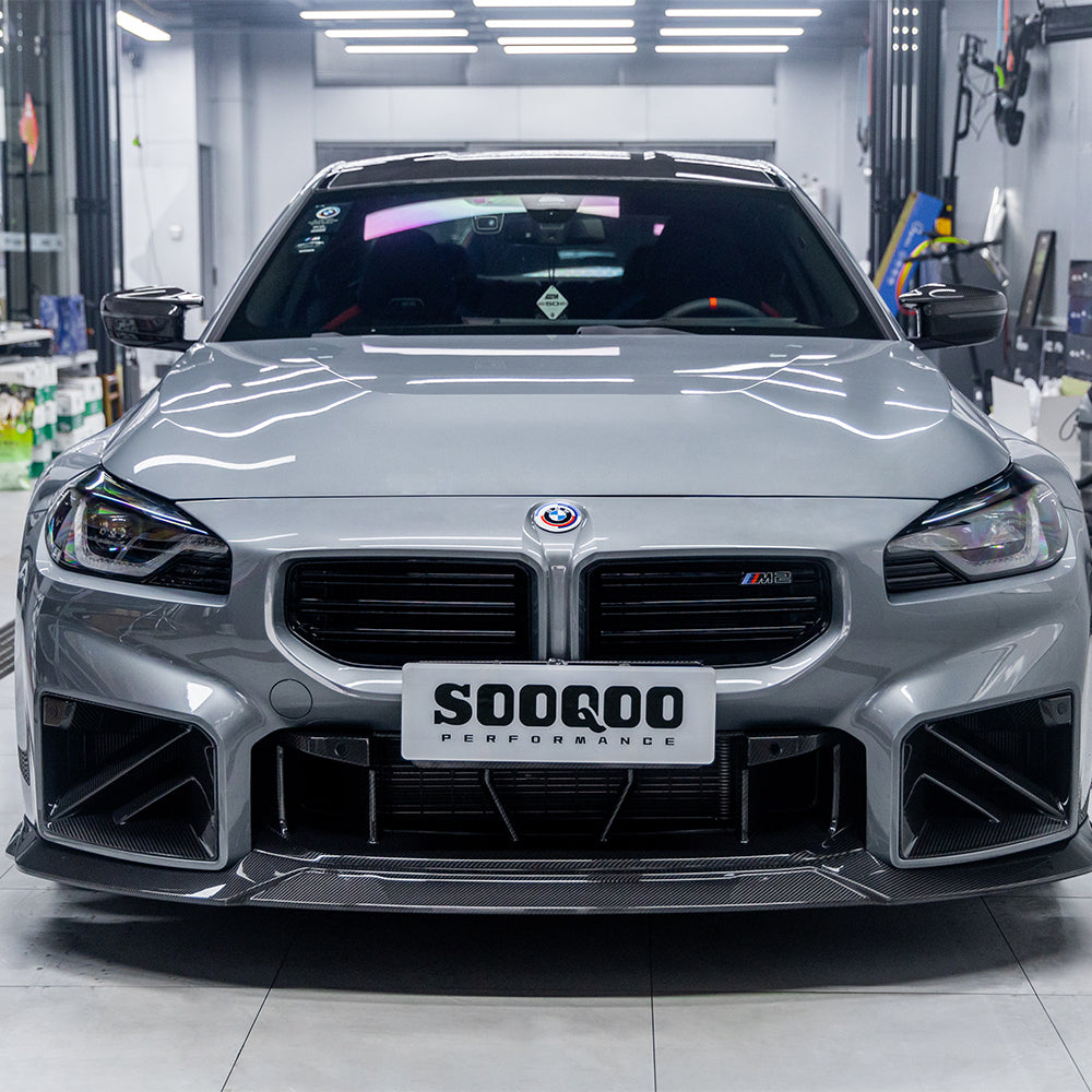 SOOQOO BMW M2 G87 Type-C Prepreg Carbon Fiber Front Lip