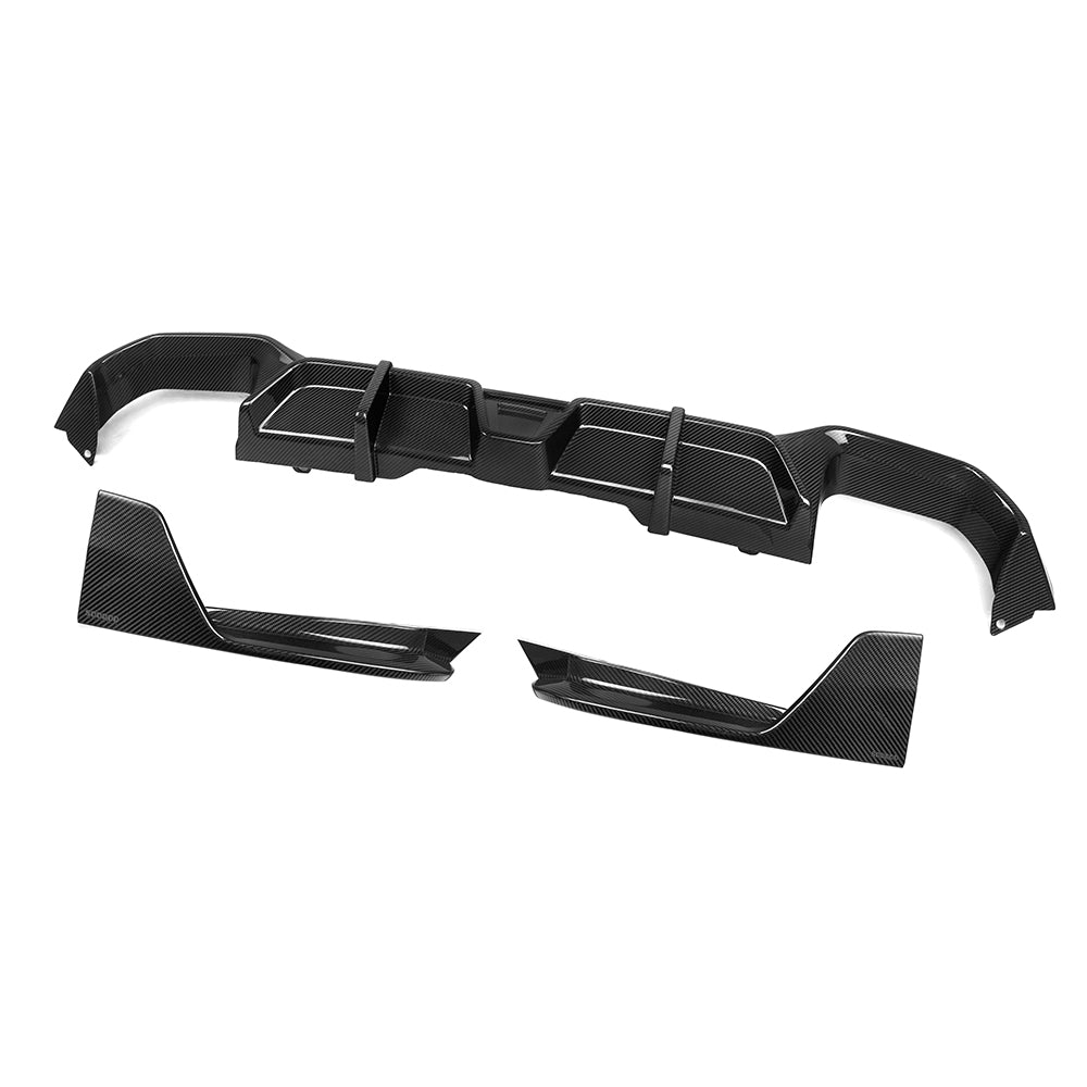 SOOQOO BMW X4 G02 LCI Prepreg Carbon Fiber Rear Diffuser