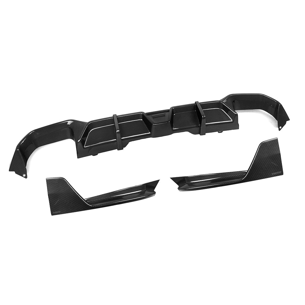 SOOQOO BMW X4 G02 LCI Prepreg Carbon Fiber Rear Diffuser