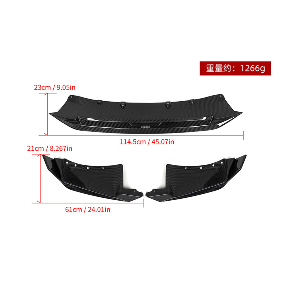 SOOQOO BMW X5 G05 LCI Carbon Fiber Front Lip | SOOQOO Carbon