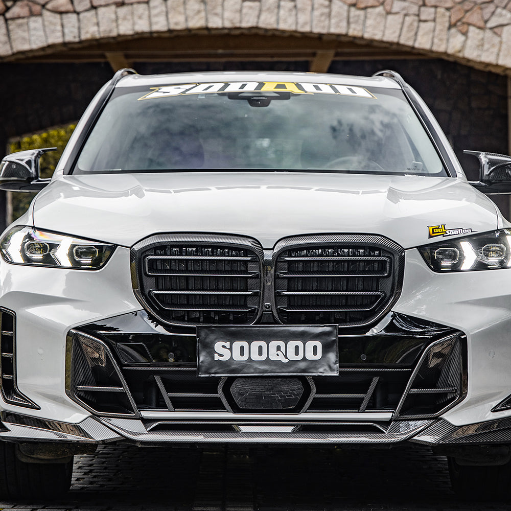 SOOQOO BMW X5 G05 LCI Carbon Fiber Front Lip