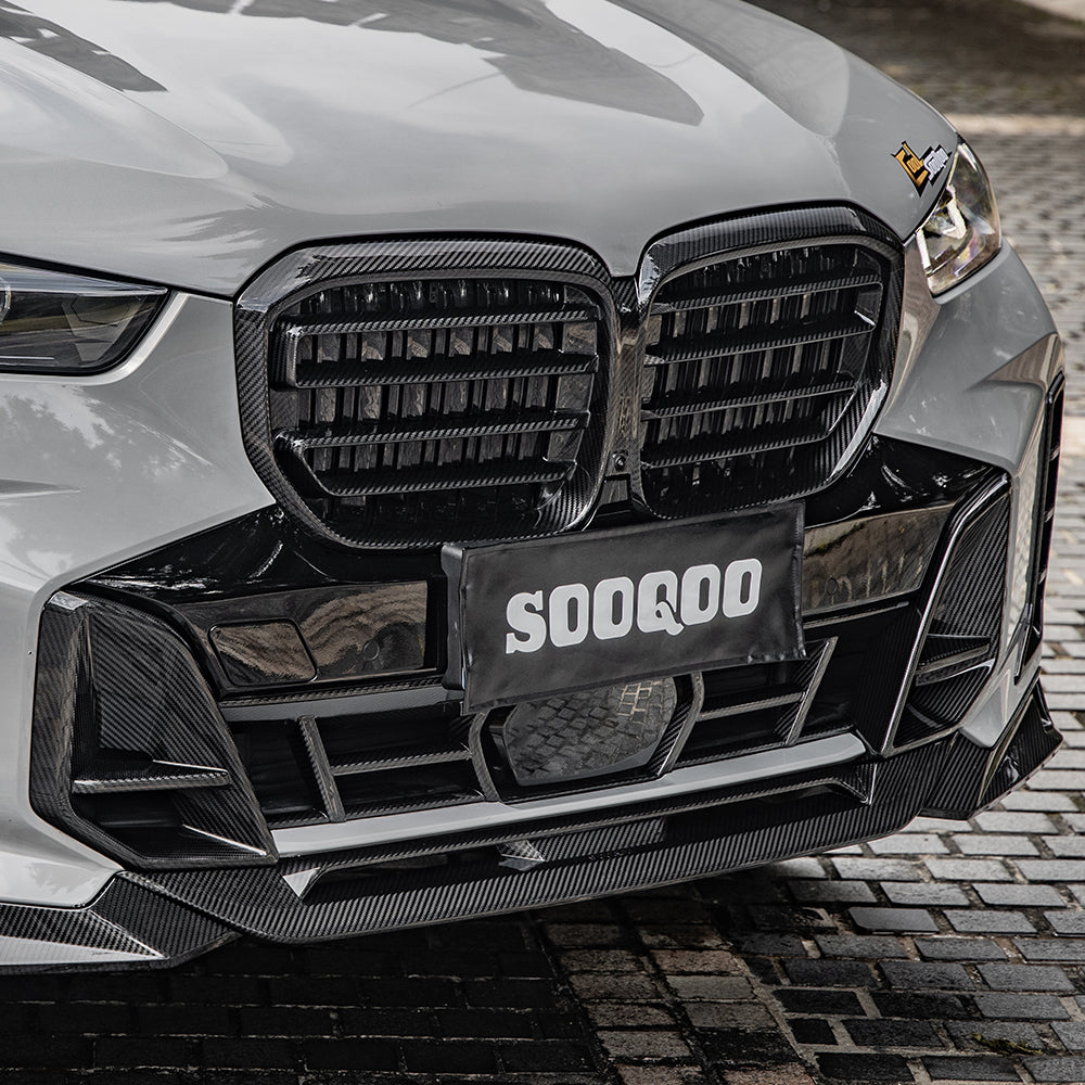 SOOQOO BMW X5 G05 LCI Carbon Fiber Front Lip