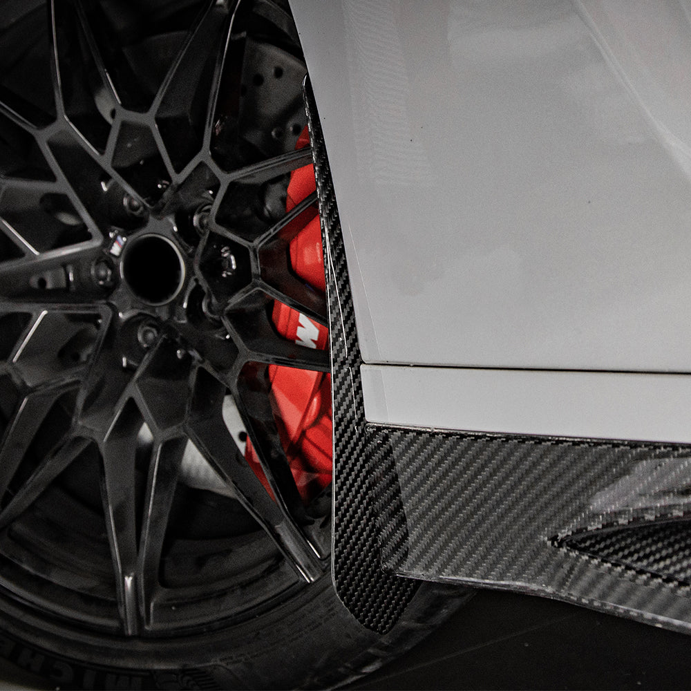 SOOQOO BMW M3 G80 G81 Carbon Fiber Front Mud Flaps | SOOQOO Carbon