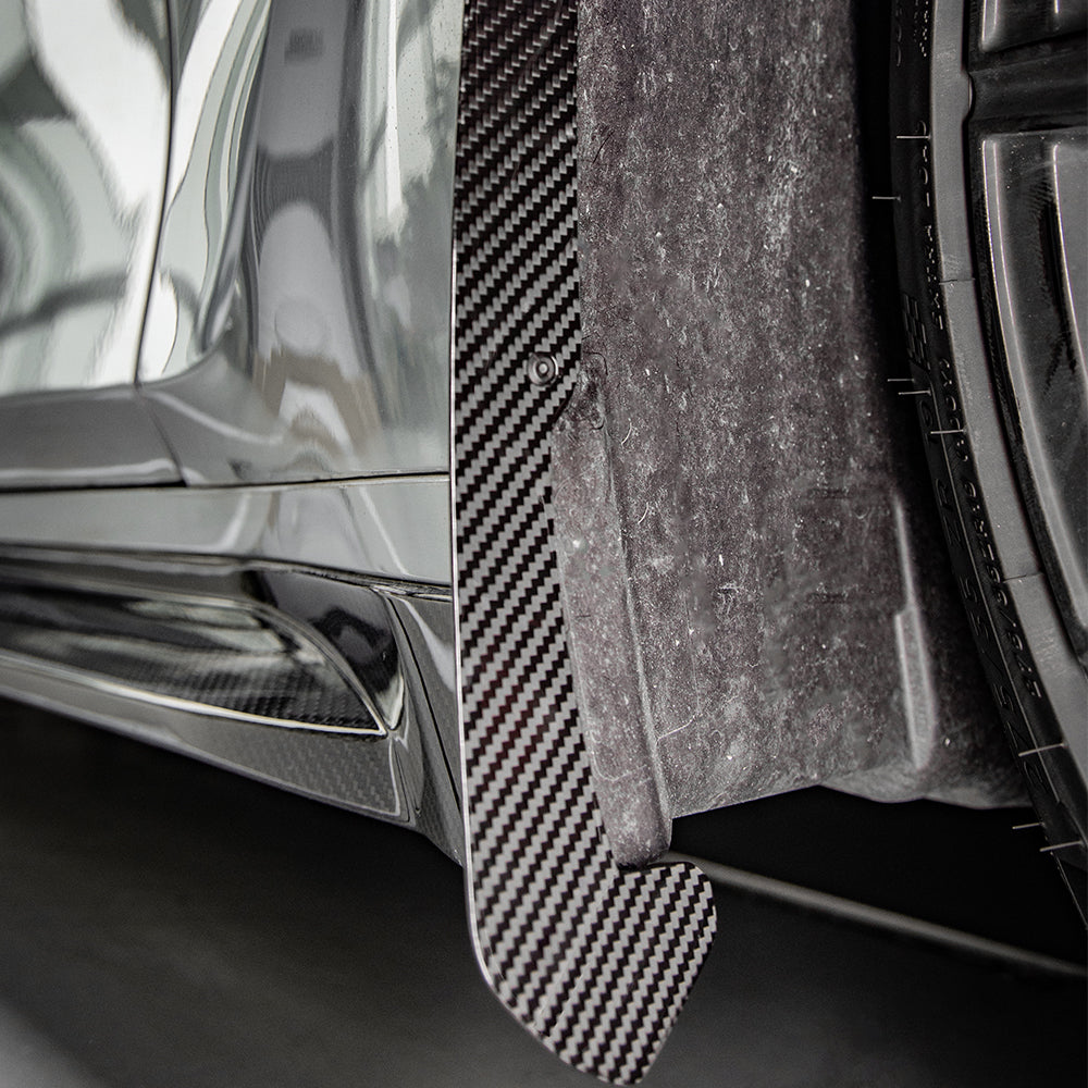 SOOQOO BMW M3 G80 G81 Carbon Fiber Front Mud Flaps | SOOQOO Carbon