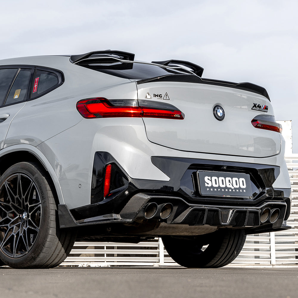 X4m Rear End X4M F98 Facelift Rear Diffuser Carbon | Sooqoo Carbon