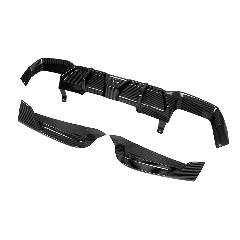 SOOQOO BMW X4M F98 LCI Prepreg Carbon Fiber Rear Diffuser