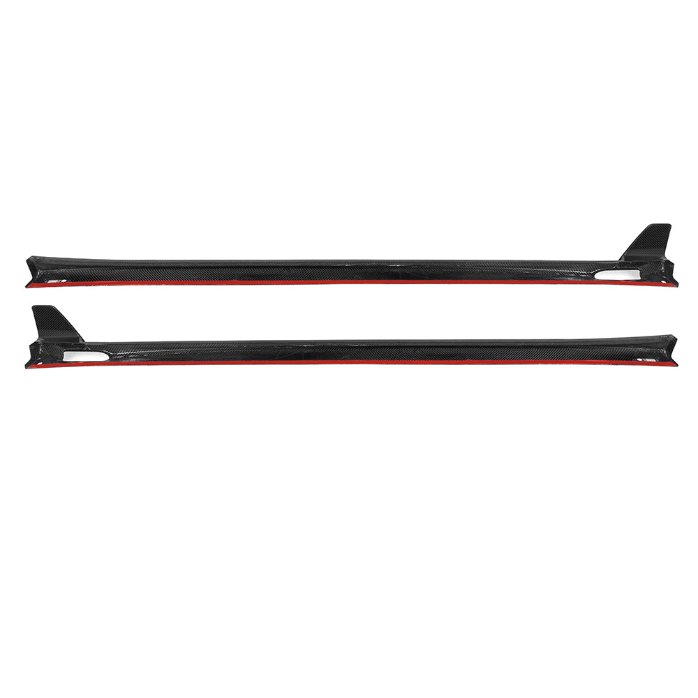 SOOQOO BMW X3M F97 X4M F98 Type-B Prepreg Carbon Fiber Side Skirt