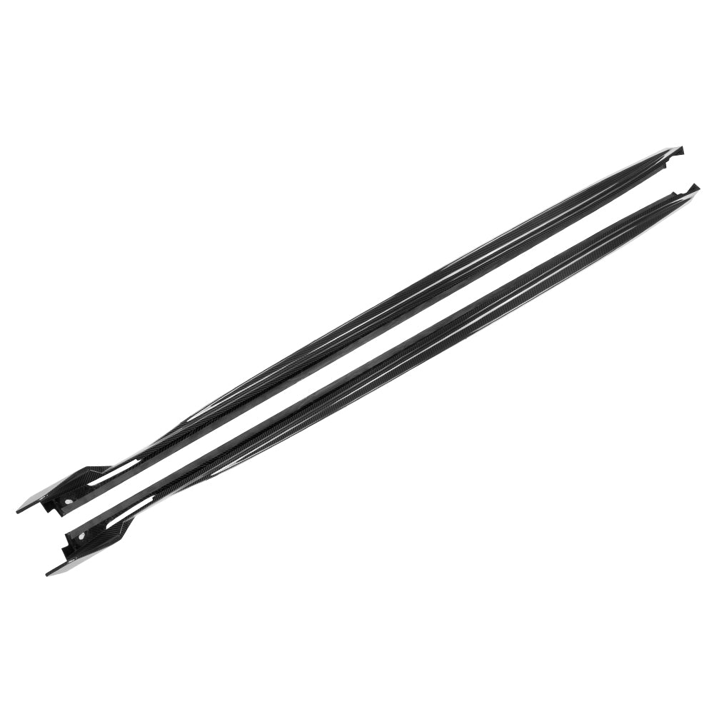 SOOQOO BMW X3M F97 X4M F98 Type-B Prepreg Carbon Fiber Side Skirt