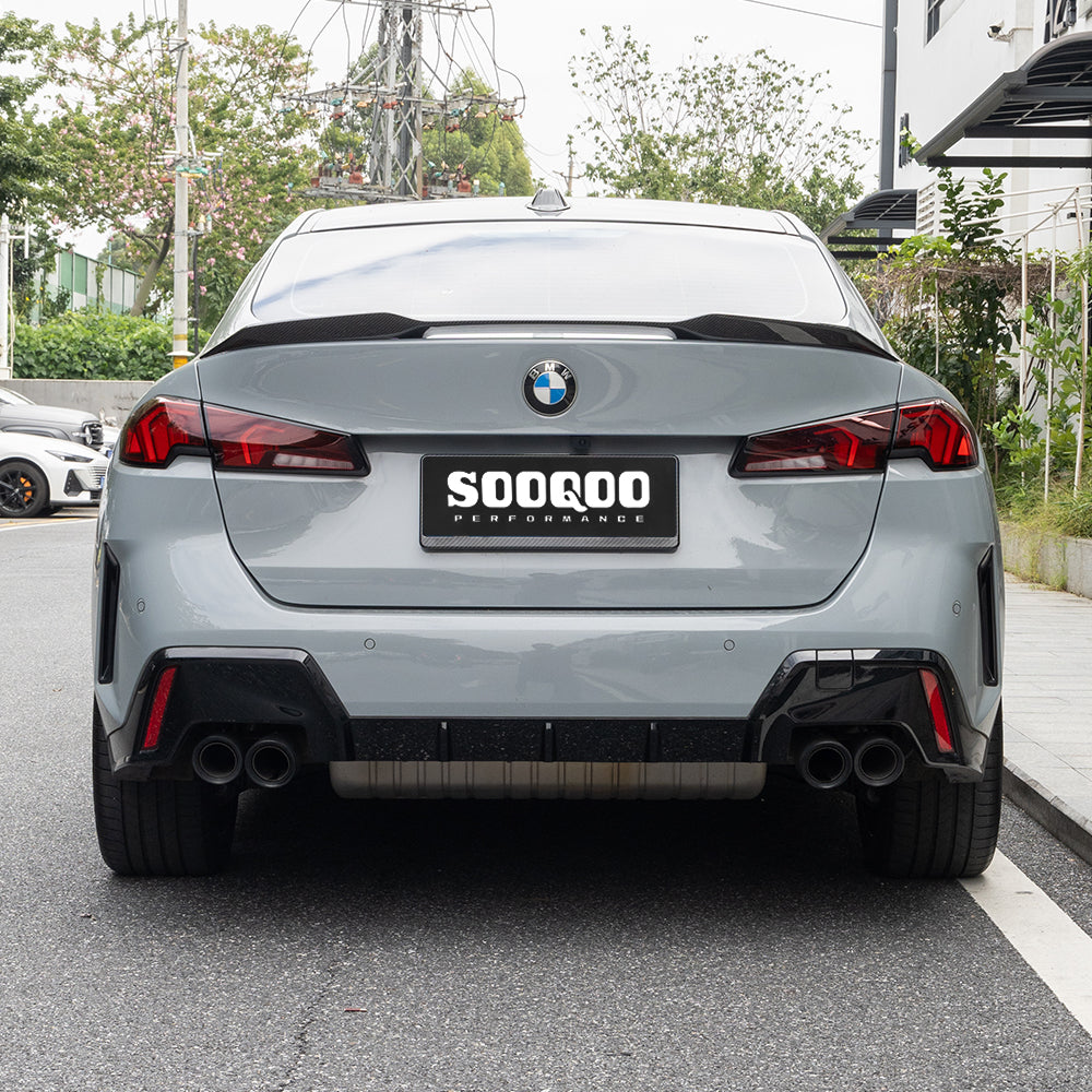 SOOQOO BMW 2 Series F74 Rear Spoiler In Prepreg Carbon Fiber