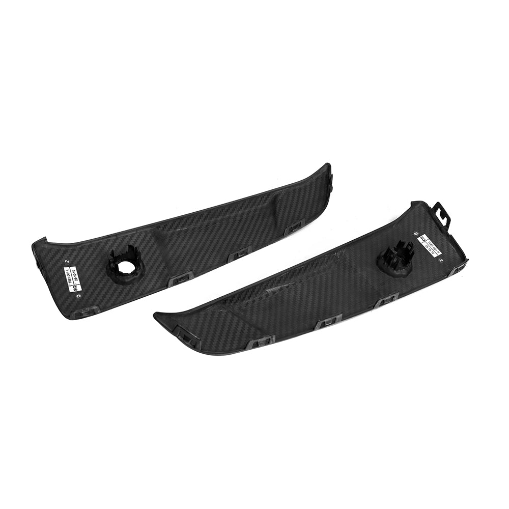 SOOQOO BMW X3 G45 Rear Bumper Inserts In Prepreg Carbon Fiber
