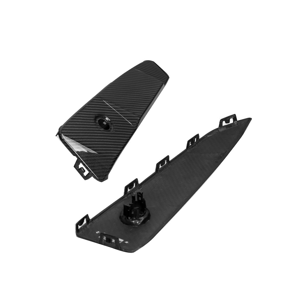 SOOQOO BMW X3 G45 Rear Bumper Inserts In Prepreg Carbon Fiber