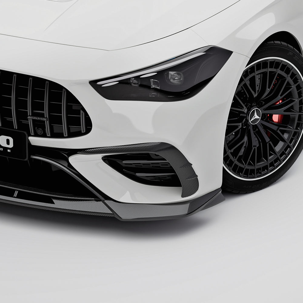 SOOQOO MERCEDES-AMG CLE 53 C236 Front Bumper Inserts In Prepreg Carbon Fiber