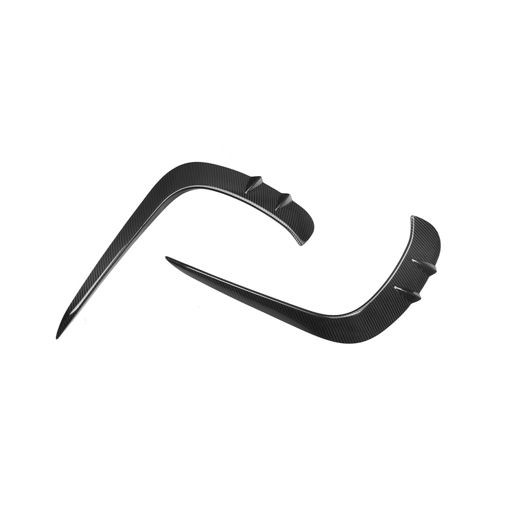 SOOQOO MERCEDES-AMG CLE 53 C236 Front Bumper Inserts In Prepreg Carbon Fiber