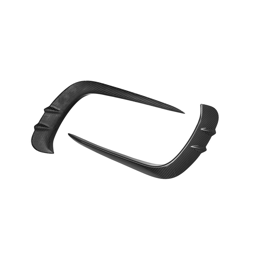 SOOQOO MERCEDES-AMG CLE 53 C236 Front Bumper Inserts In Prepreg Carbon Fiber