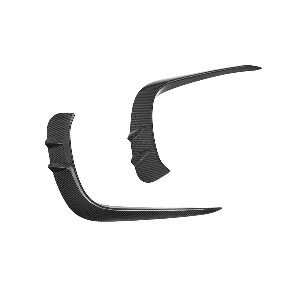 SOOQOO MERCEDES-AMG CLE 53 C236 Front Bumper Inserts In Prepreg Carbon Fiber