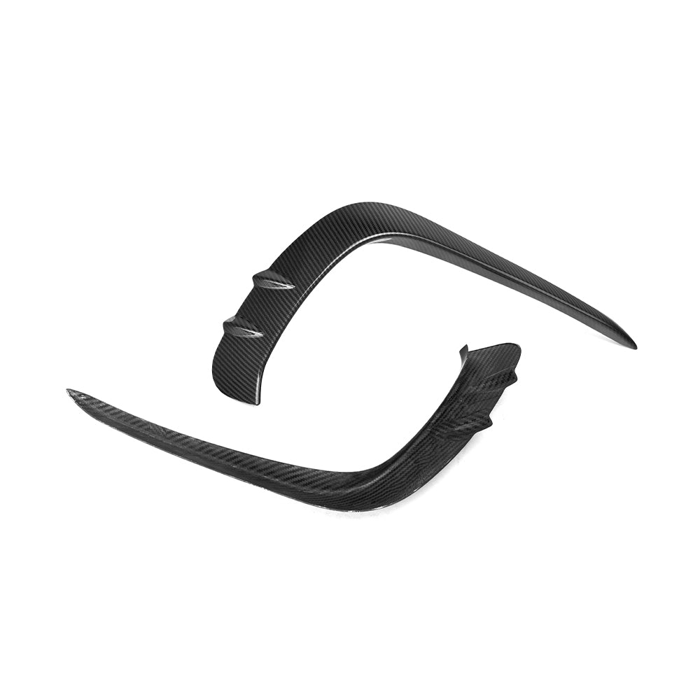SOOQOO MERCEDES-AMG CLE 53 C236 Front Bumper Inserts In Prepreg Carbon Fiber