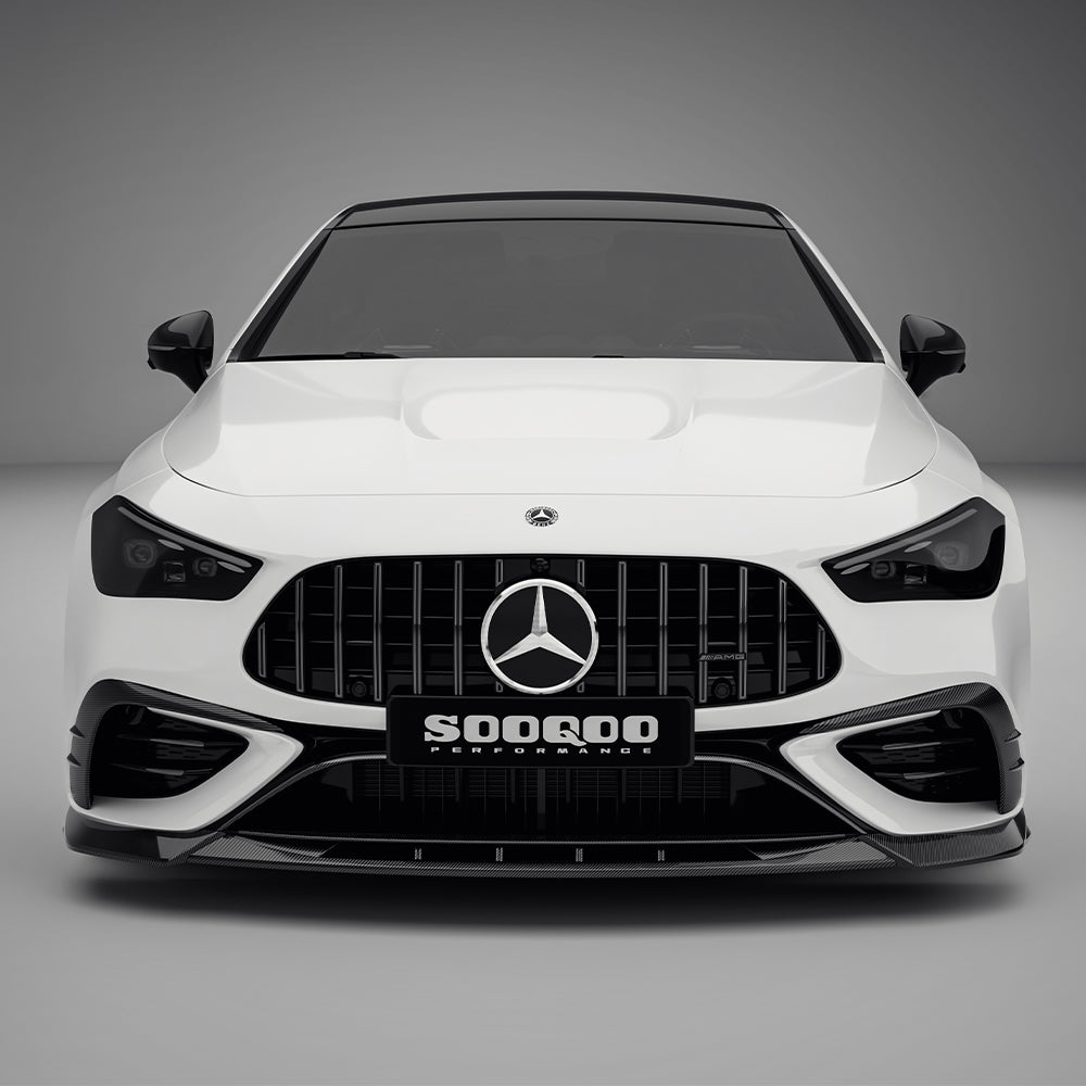 SOOQOO MERCEDES-AMG CLE 53 C236 Front Lip In Prepreg Carbon Fiber