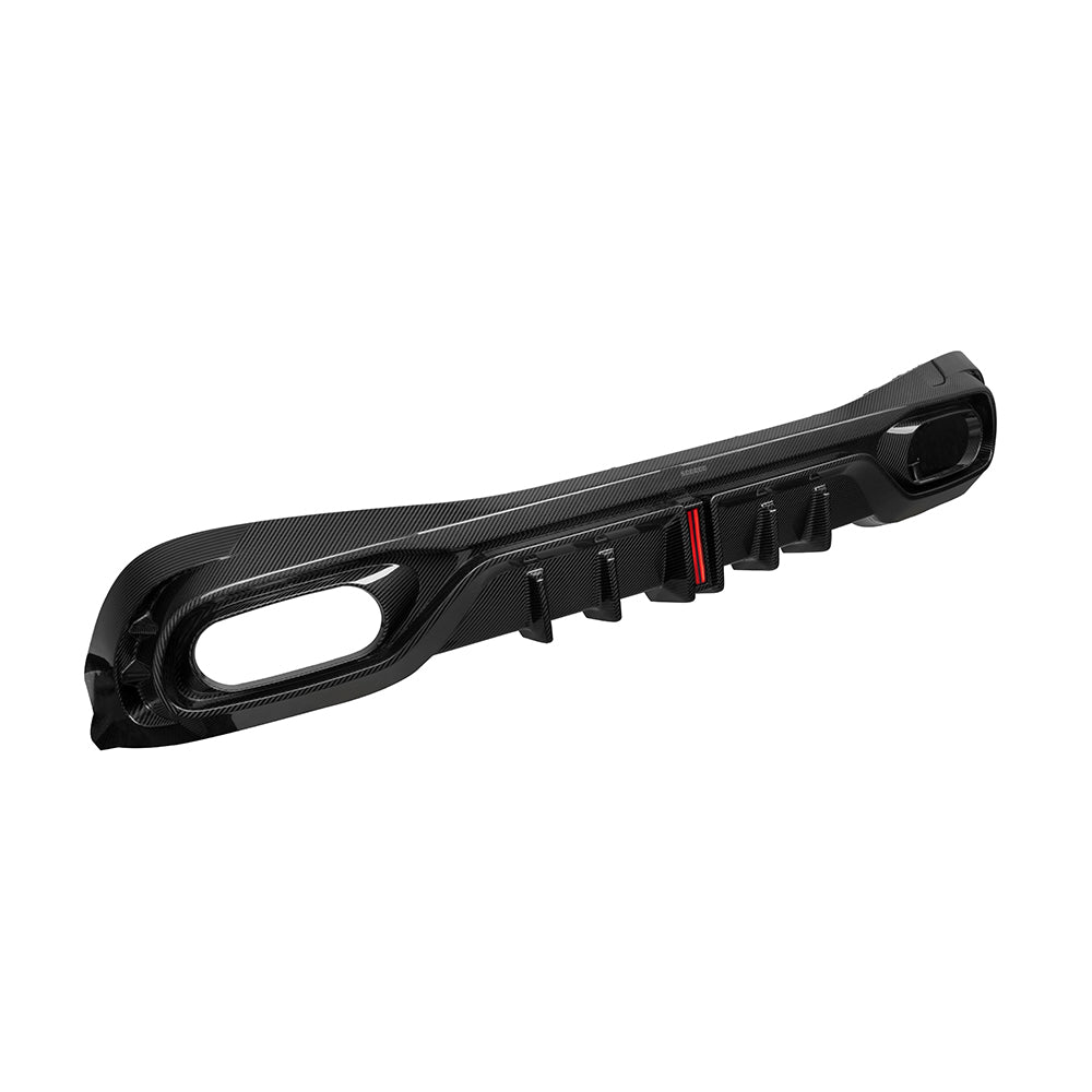 SOOQOO MERCEDES-AMG CLE 53 C236 Rear Diffuser In Prepreg Carbon Fiber