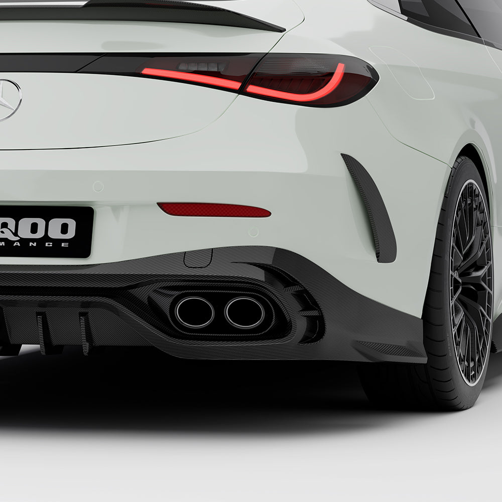 SOOQOO MERCEDES-AMG CLE 53 C236 Rear Diffuser In Prepreg Carbon Fiber