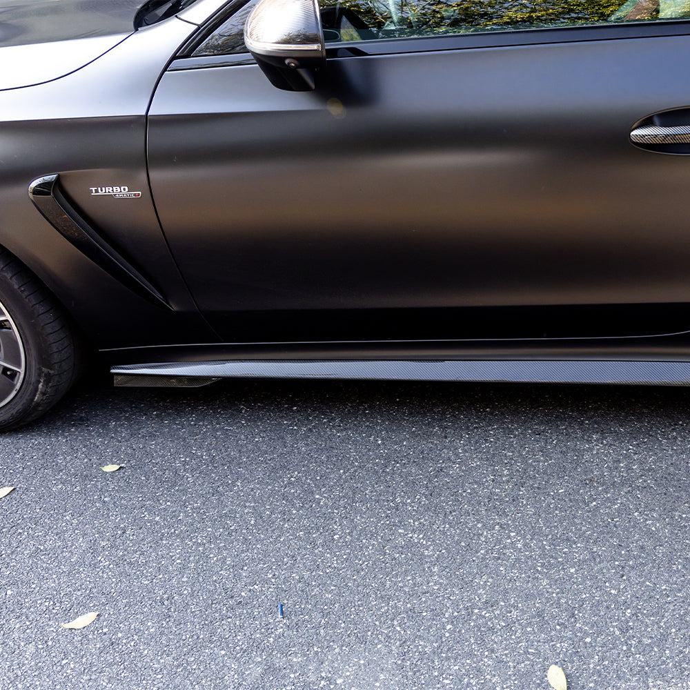 SOOQOO MERCEDES-AMG CLE 53 C236 Side Skirt In Prepreg Carbon Fiber
