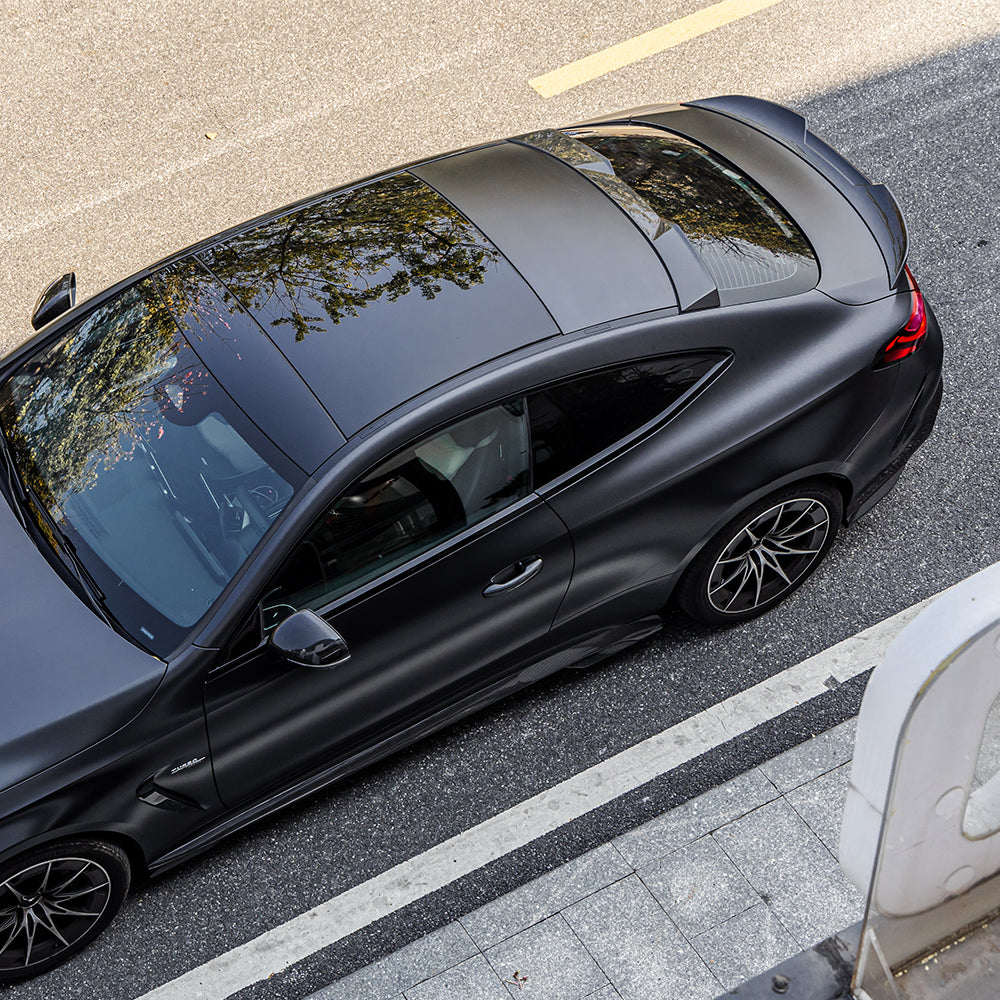 SOOQOO MERCEDES-AMG CLE 53 C236 Side Skirt In Prepreg Carbon Fiber