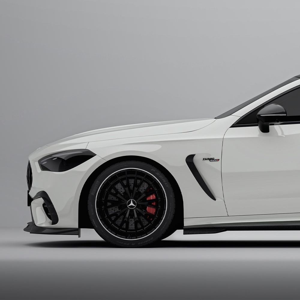 SOOQOO MERCEDES-AMG CLE 53 C236 Side Skirt In Prepreg Carbon Fiber