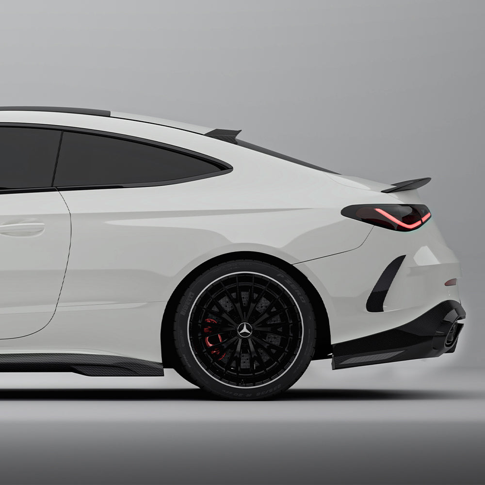 SOOQOO MERCEDES-AMG CLE 53 C236 Side Skirt In Prepreg Carbon Fiber