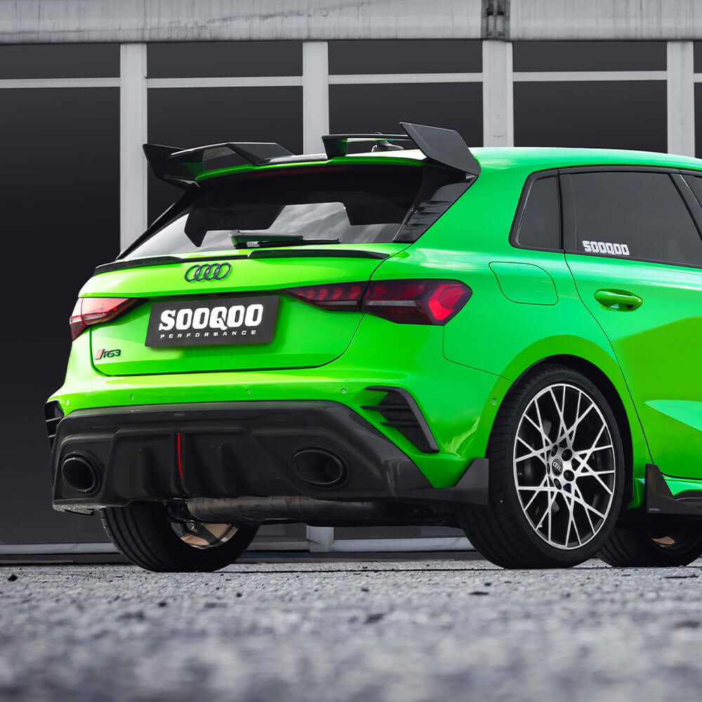 AUDI RS3 Sportback 8Y Facelift Carbon Fiber Rear Diffuser