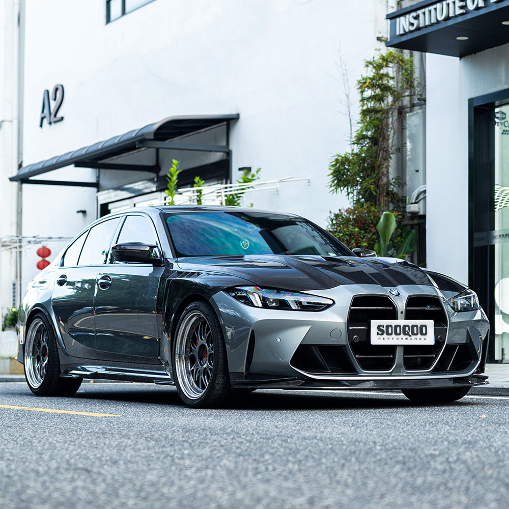 SOOQOO BMW M3 G80 Side Fenders In Prepreg Carbon Fiber