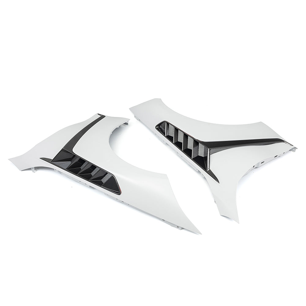 SOOQOO BMW M3 G80 Side Fenders In White Primer Finish