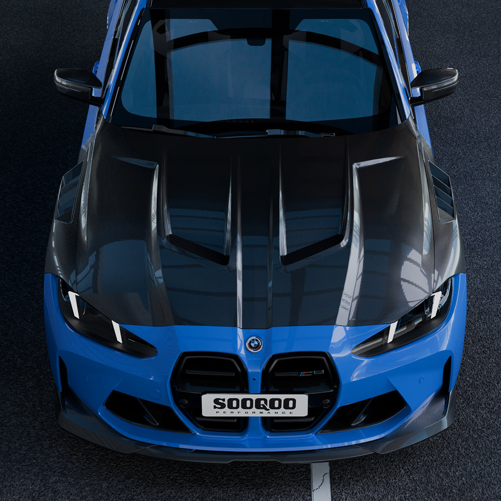 BMW M3 G80 CARBON FIBER VENTED HOOD