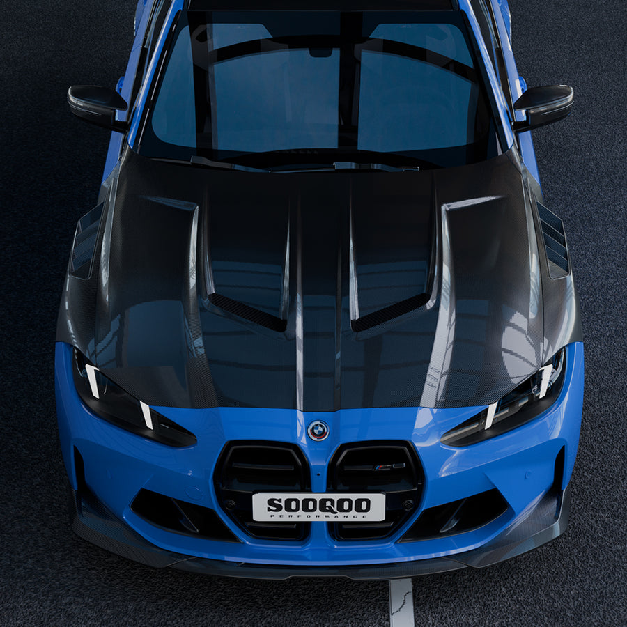 BMW M3 G80 CARBON FIBER VENTED HOOD