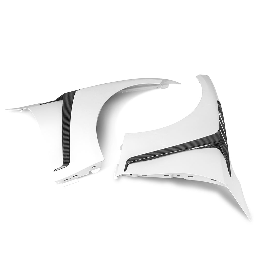 SOOQOO BMW M4 G82 Side Fenders In White Primer Finish