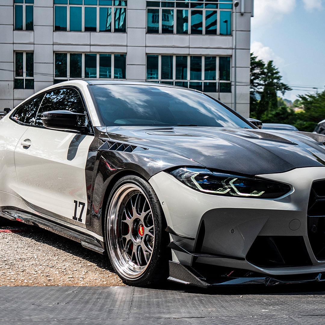 SOOQOO BMW M4 G82 Side Fenders In Prepreg Carbon Fiber