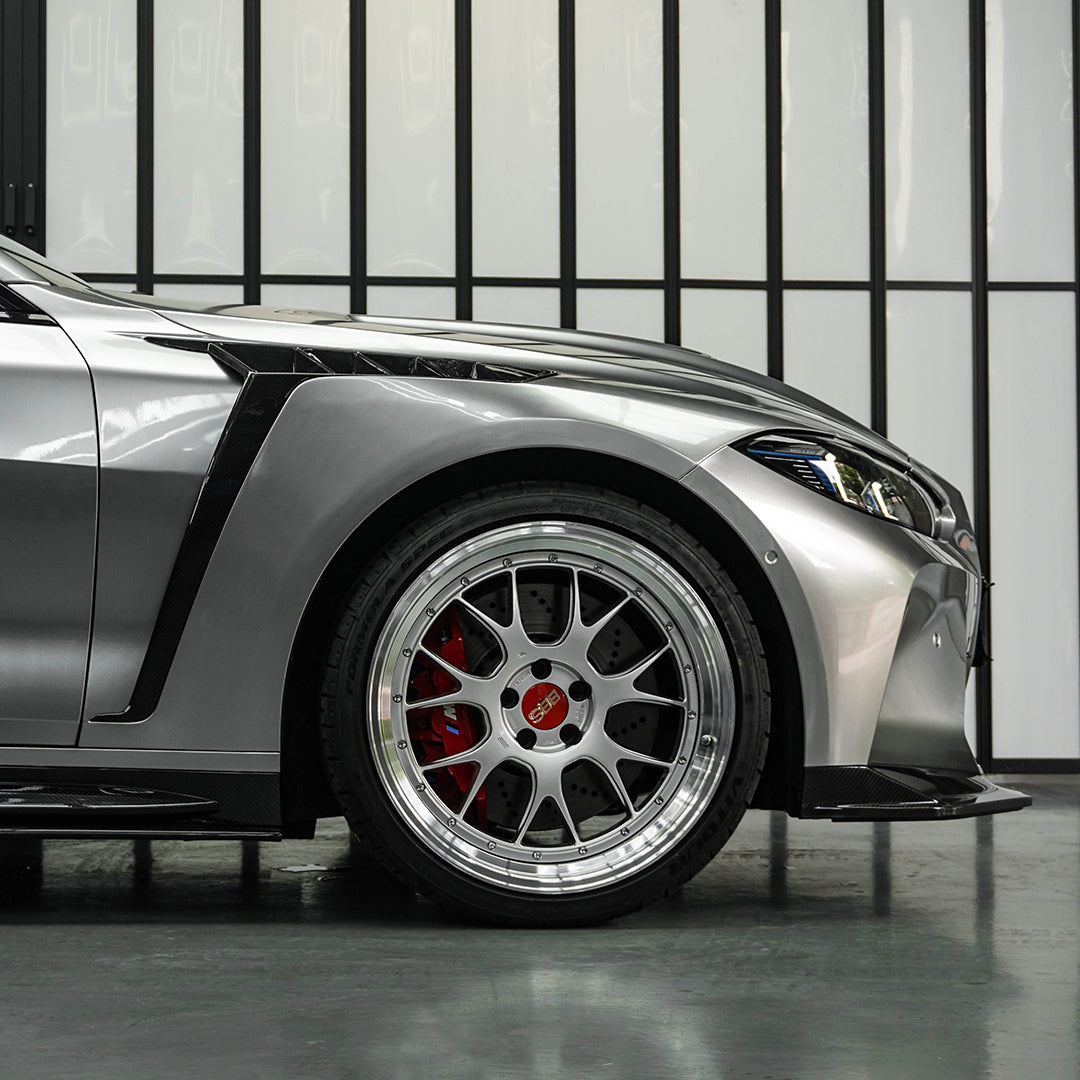 SOOQOO BMW M4 G82 Side Fenders In White Primer Finish