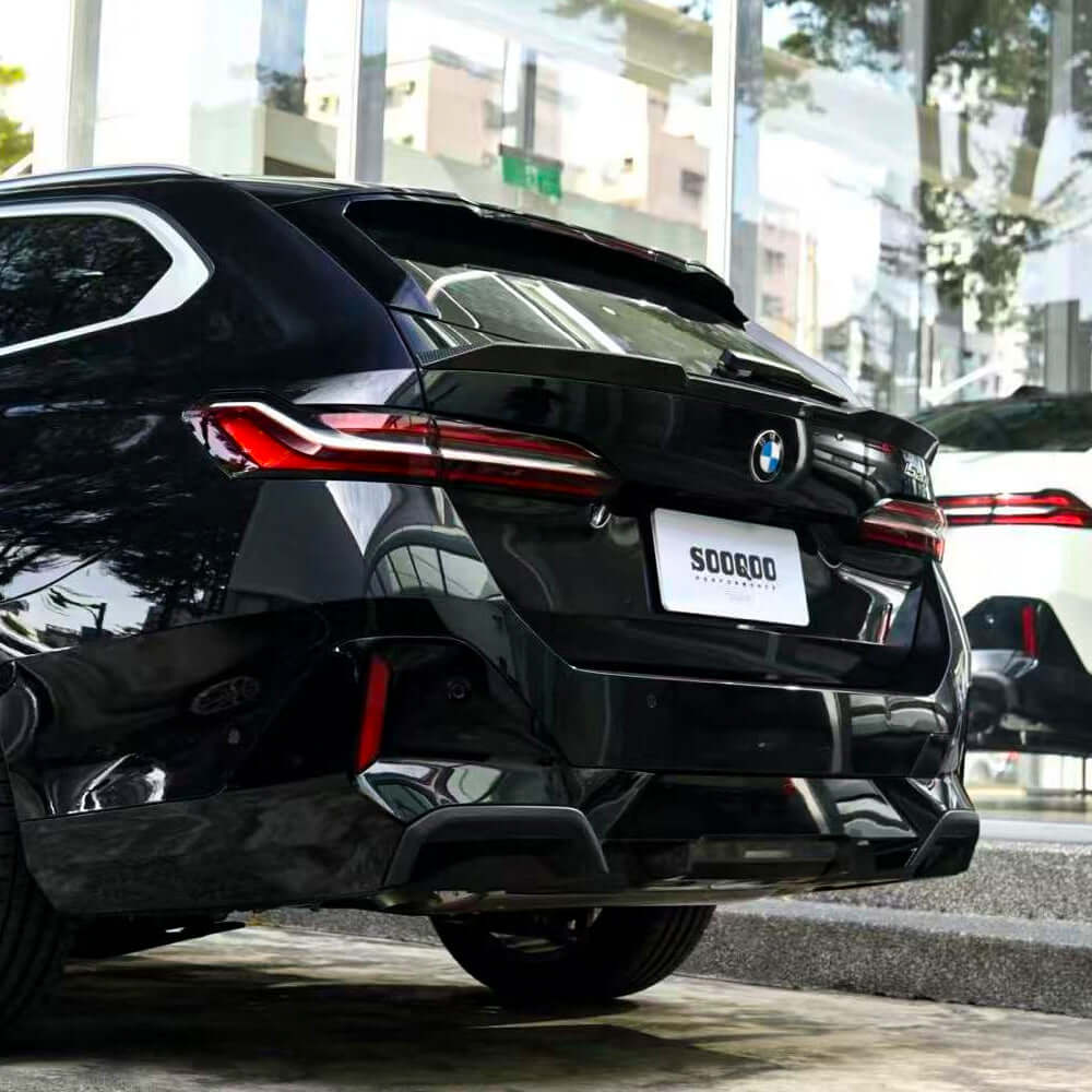 SOOQOO BMW M5 G99 Rear Spoiler In Preprep Carbon Fiber