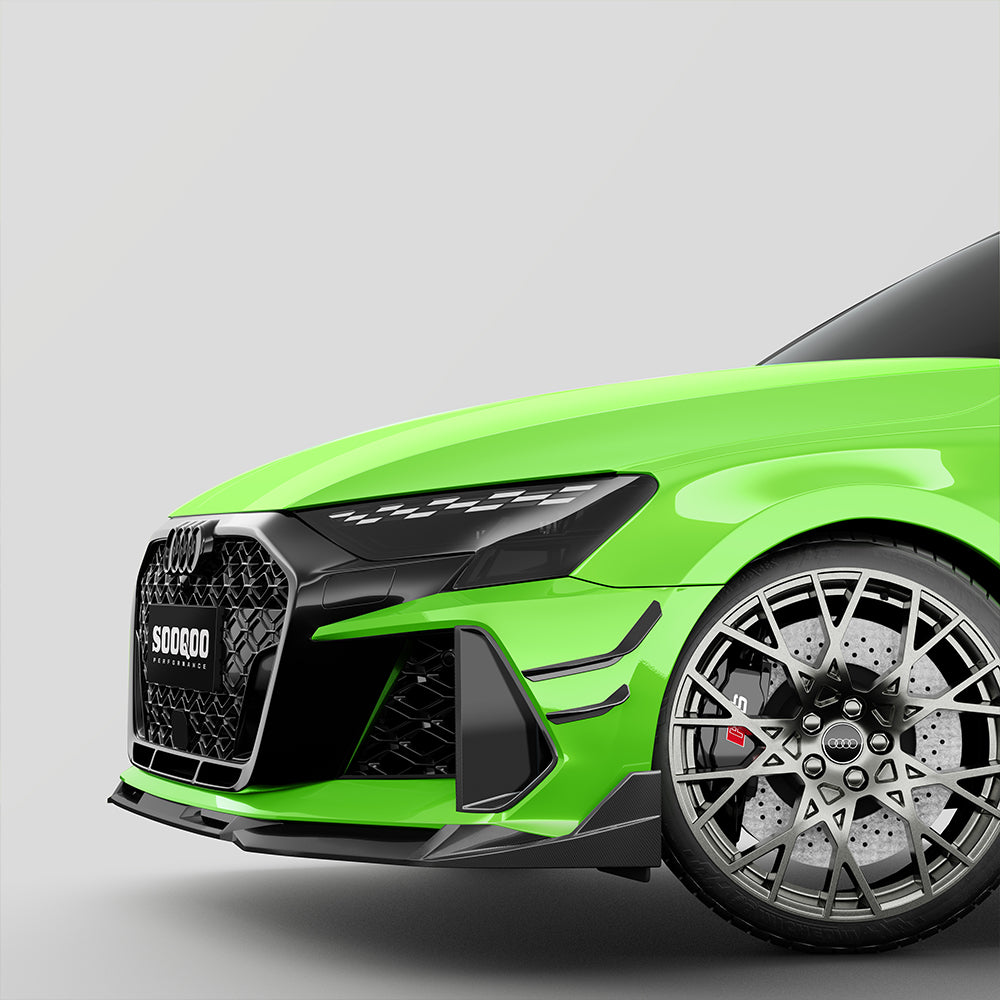 AUDI RS3 8Y Carbon Fiber Front Canards