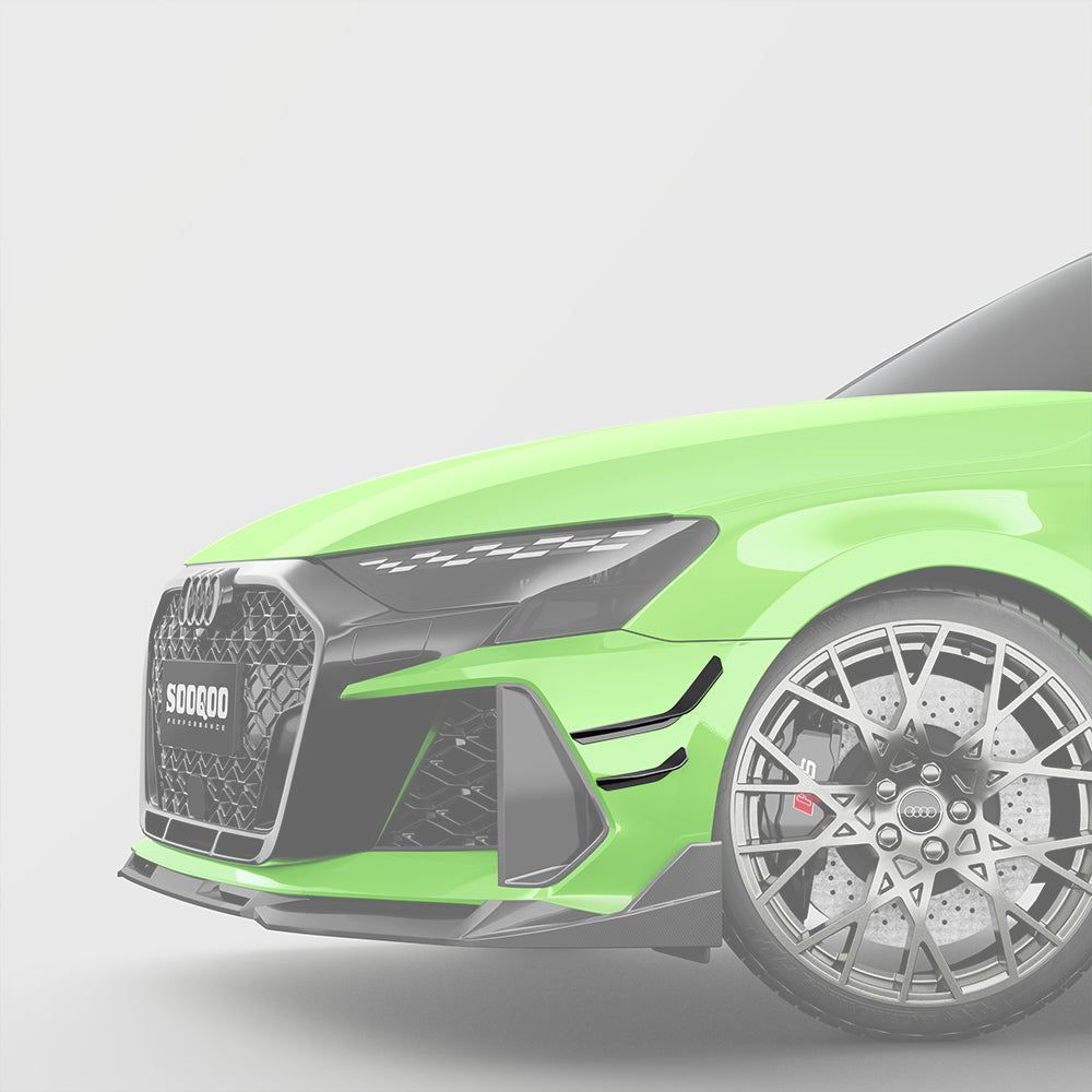 AUDI RS3 8Y Carbon Front Canards
