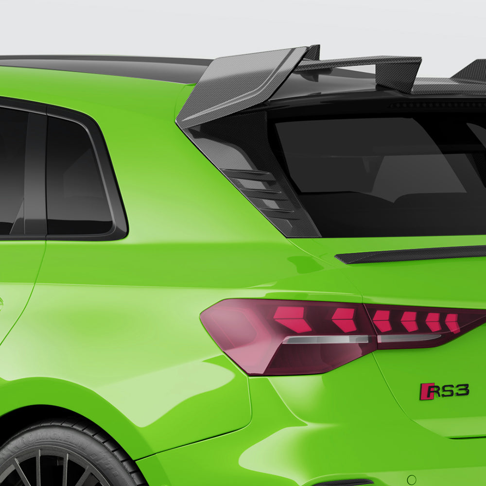 AUDI RS3 Sportback 8Y Carbon Fiber Rear Window Trims