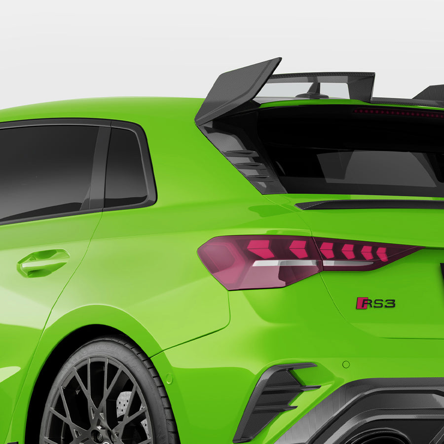 AUDI RS3 Sportback 8Y Carbon Fiber Rear Window Fins