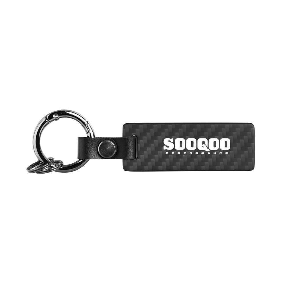 SOOQOO V1 Keychain In Prepreg Carbon Fiber