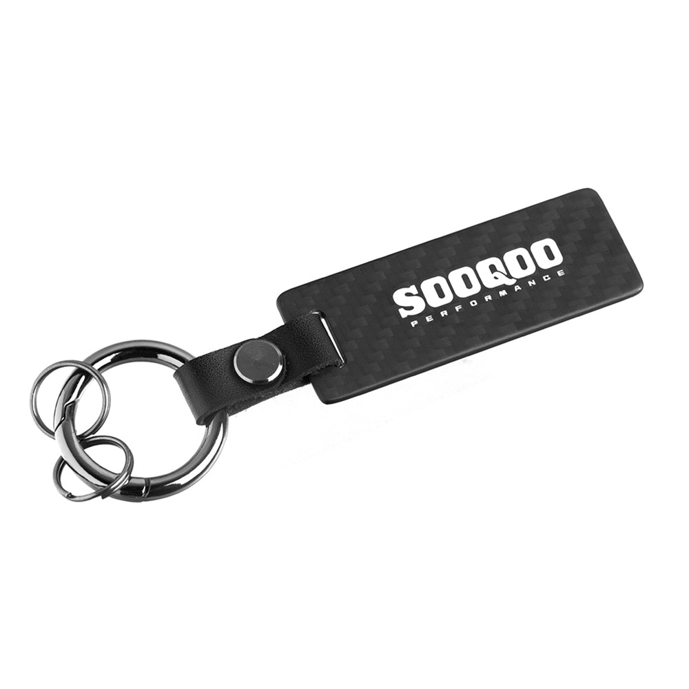 SOOQOO V1 Keychain In Prepreg Carbon Fiber