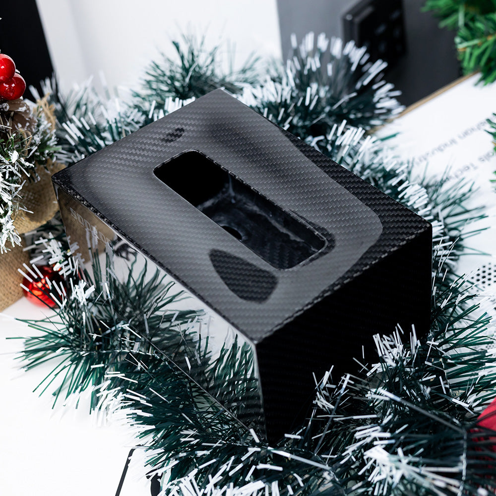 SOOQOO V1 Tissue Box In Prepreg Carbon Fiber