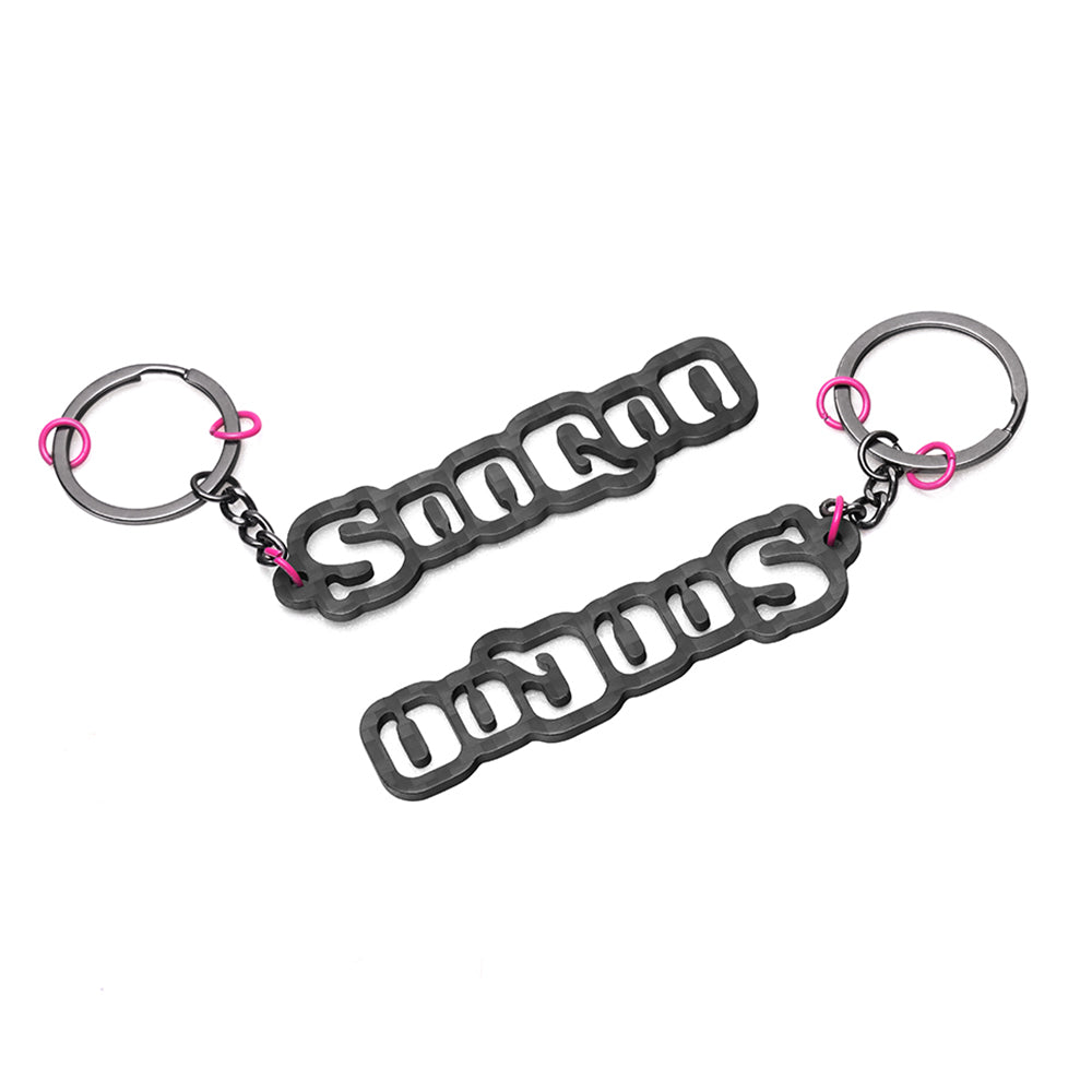 SOOQOO V2 Keychain In Prepreg Carbon Fiber