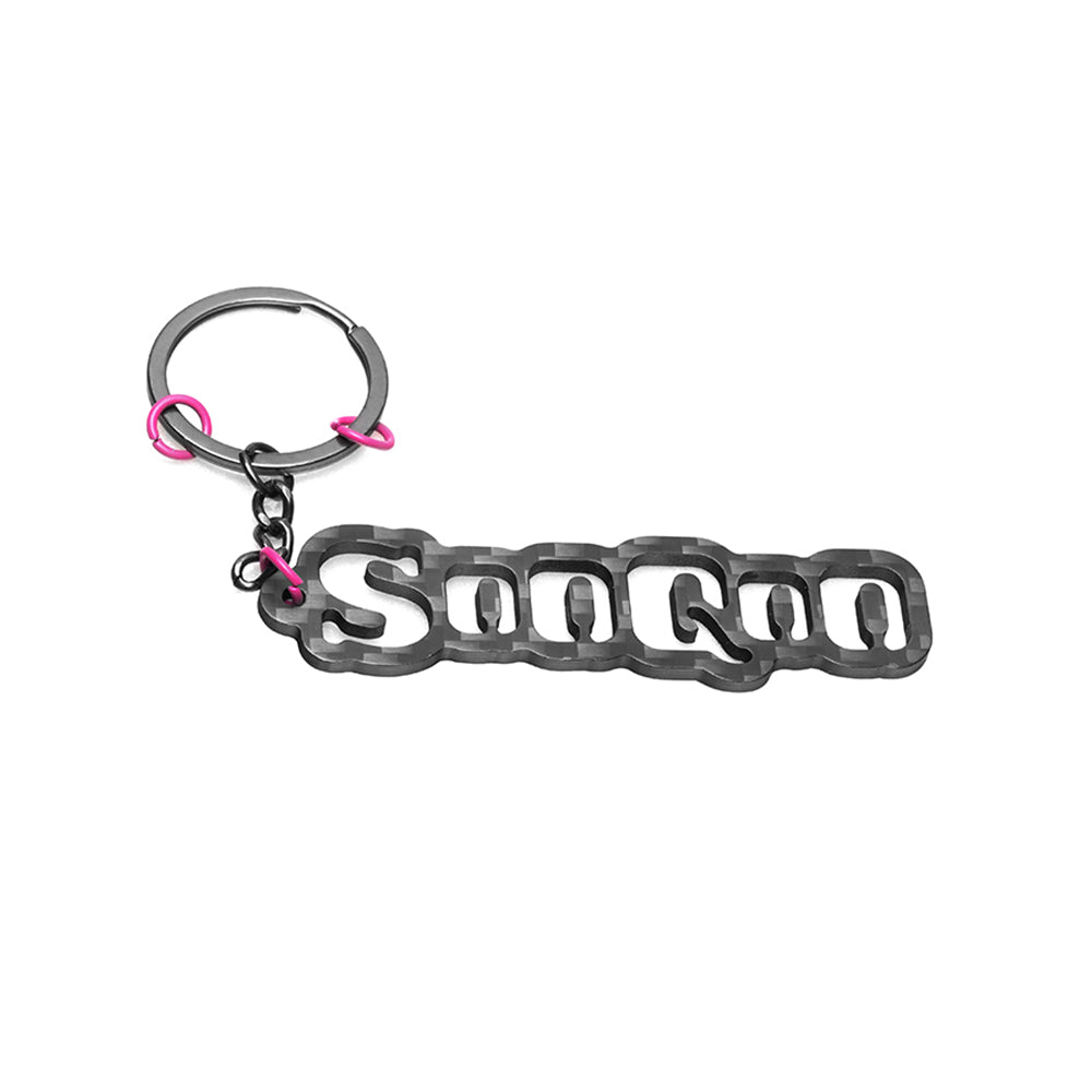 SOOQOO V2 Keychain In Prepreg Carbon Fiber
