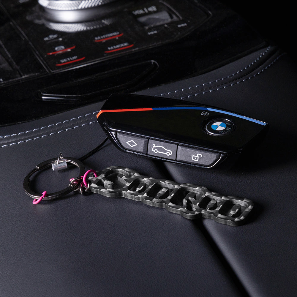 SOOQOO V2 Keychain In Prepreg Carbon Fiber