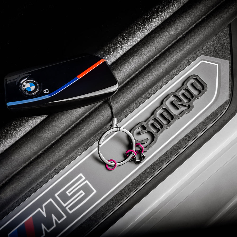 SOOQOO V2 Keychain In Prepreg Carbon Fiber