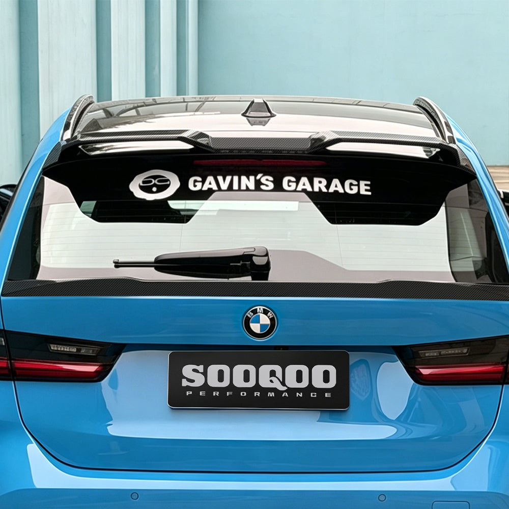 SOOQOO V2 BMW M3 G81 Top Spoiler In Prepreg Carbon Fiber