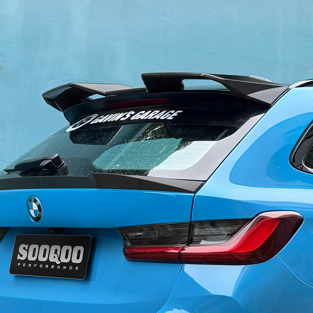 SOOQOO V2 BMW M3 G81 Top Spoiler In Prepreg Carbon Fiber