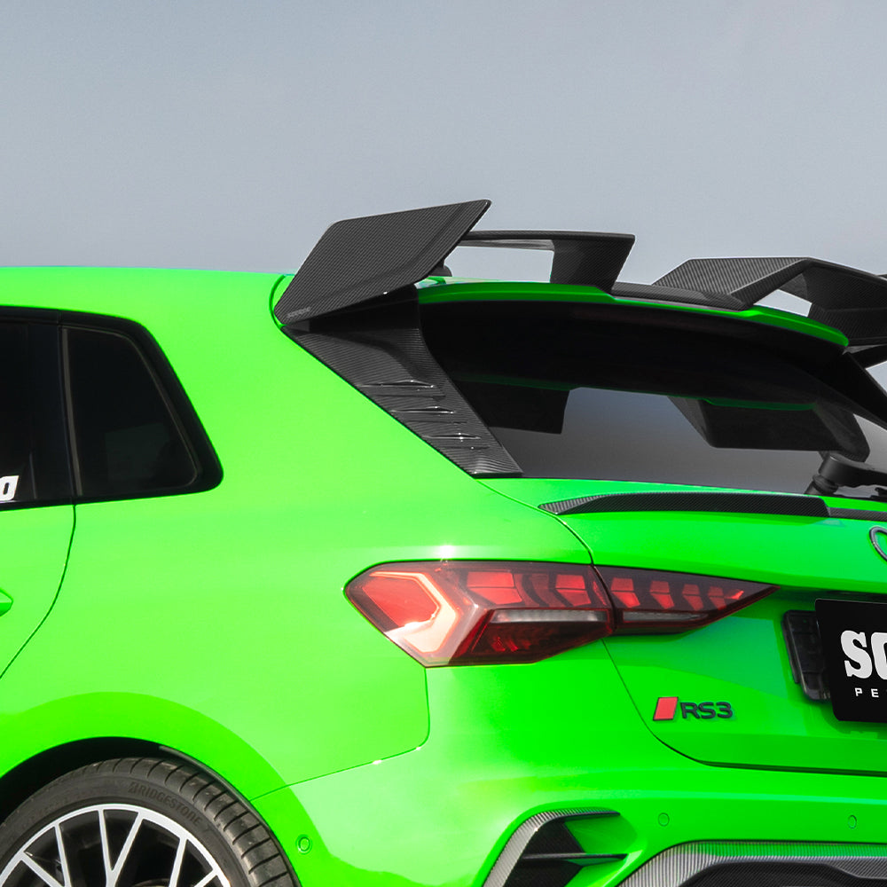 RS3 8Y.5 Sportback Carbon Fiber Rear Window Fins